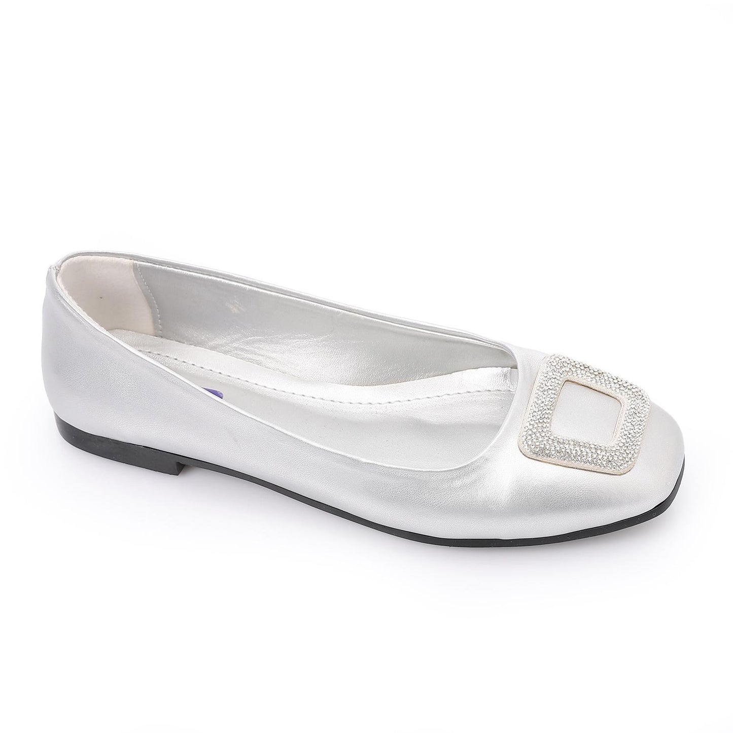 Strass Detail Soiree Flat Shoes