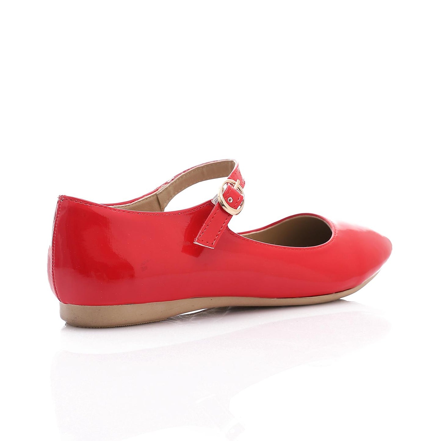 Verneh Side Buckle Round Toe Ballerina