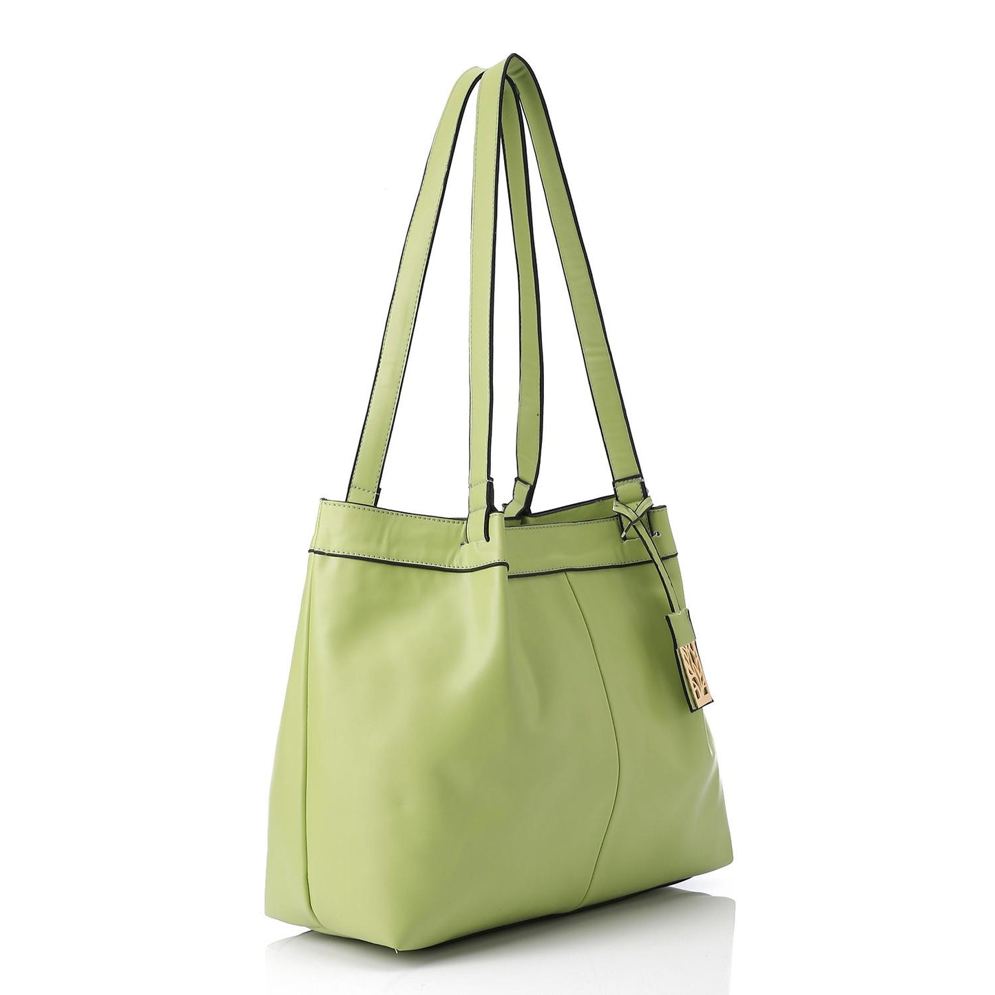 Pistachio Leather Shoulder Bag