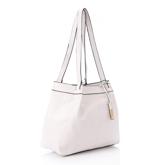 White Leather Shoulder Bag