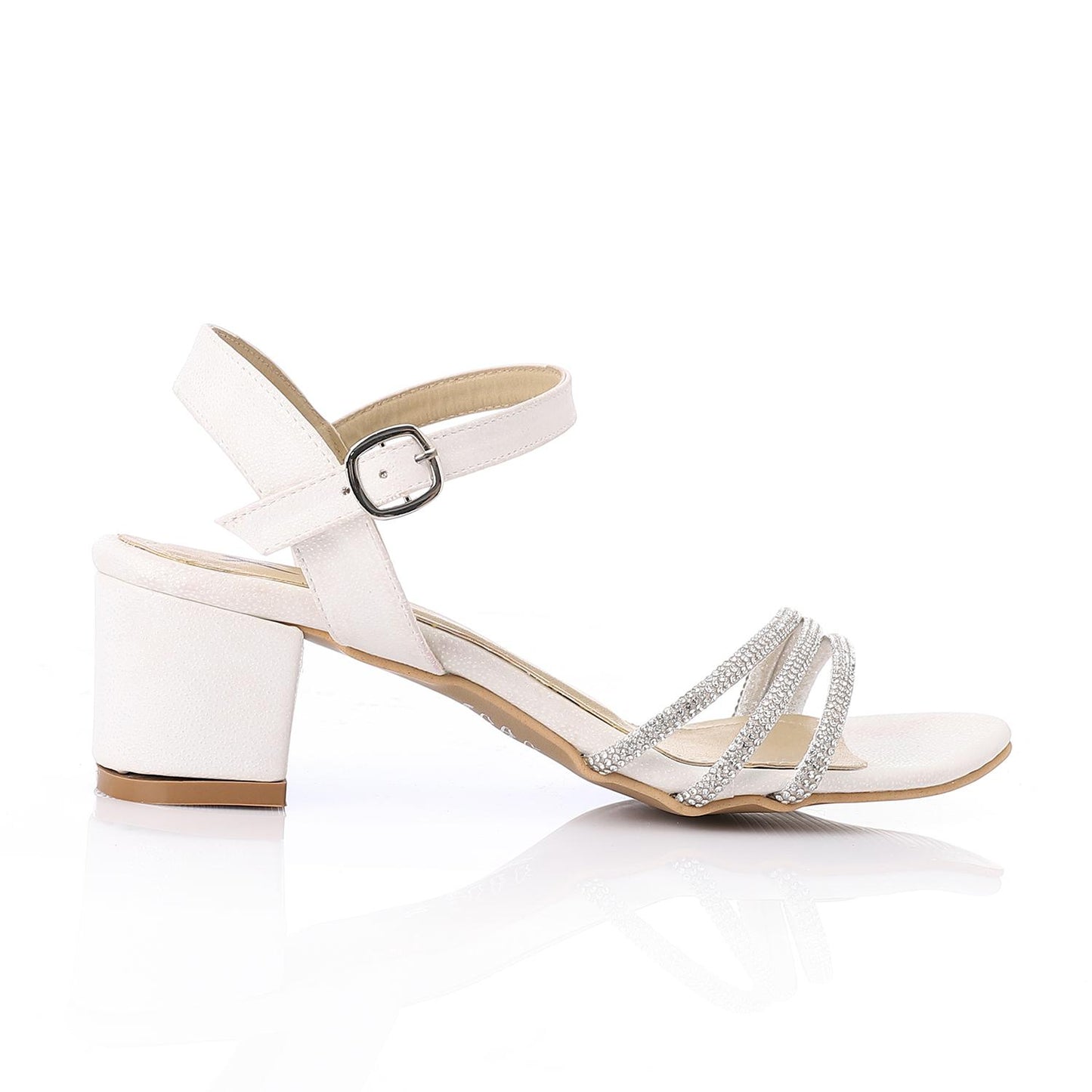 White Slingback Soiree Sandal