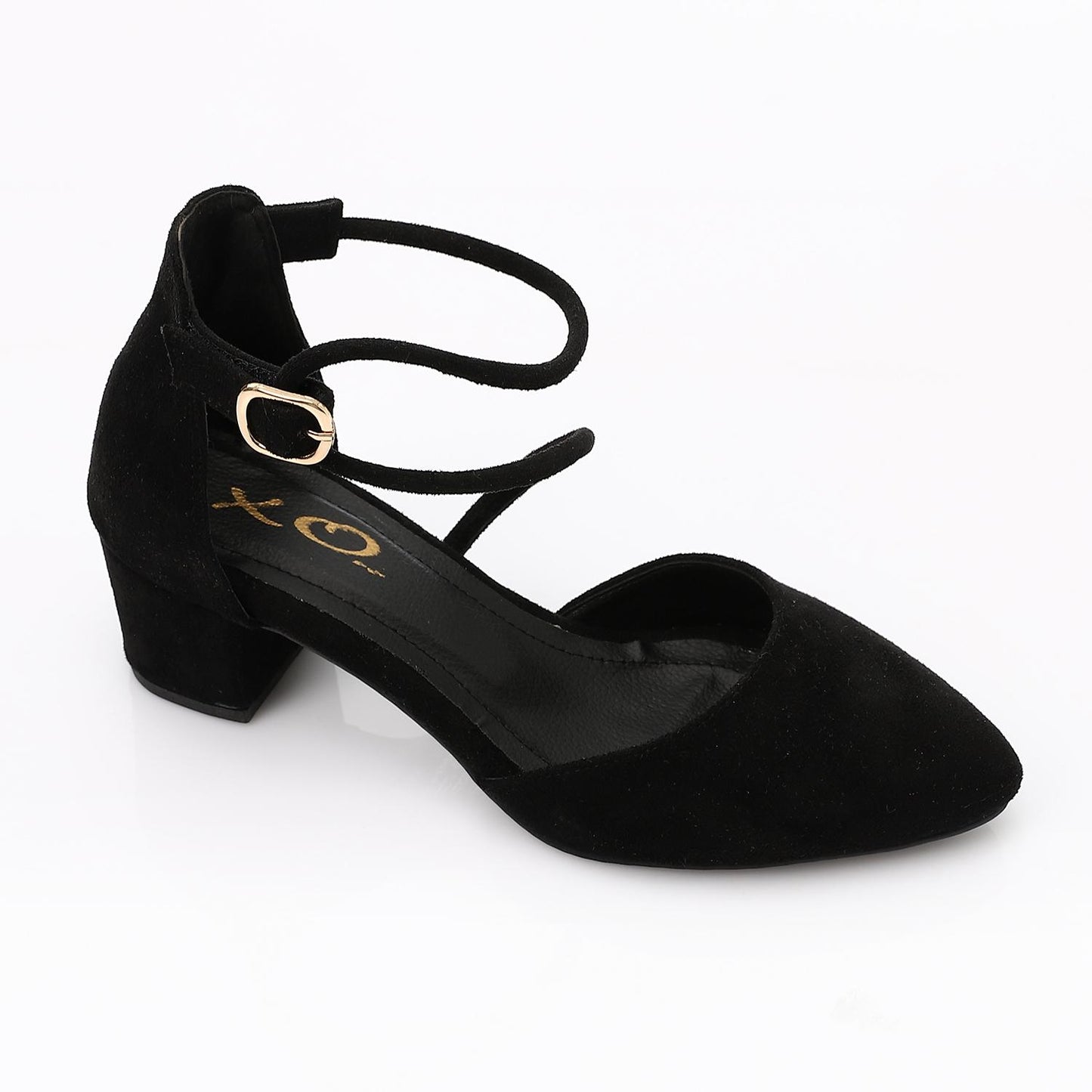Simple Open Sides Suede Shoes
