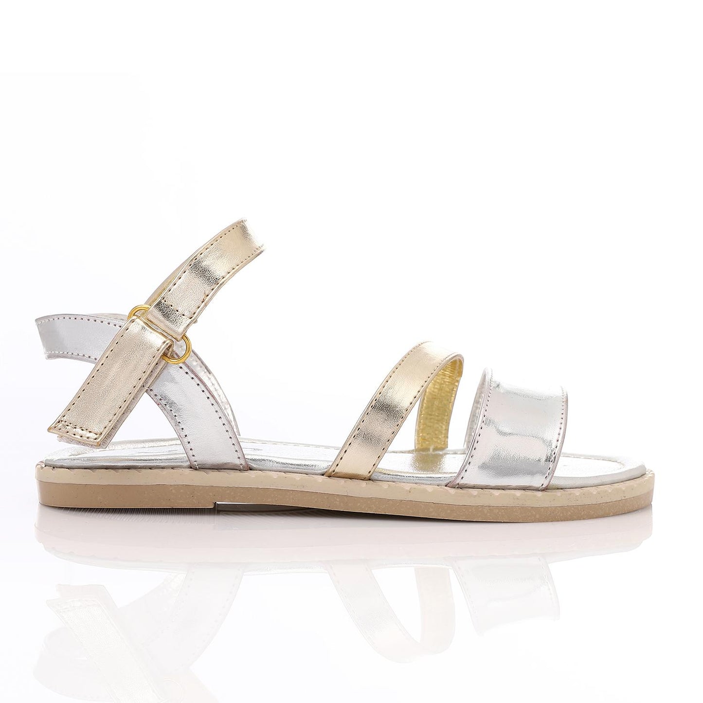 Silver Slingback Sandal for Girls