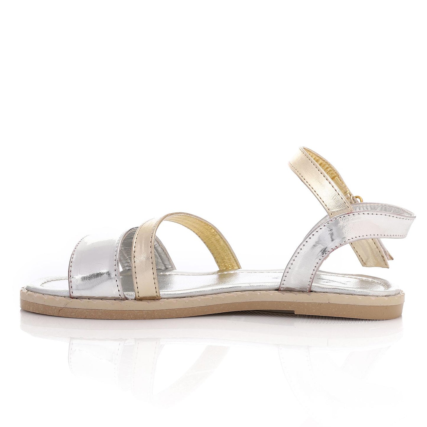 Silver Slingback Sandal for Girls