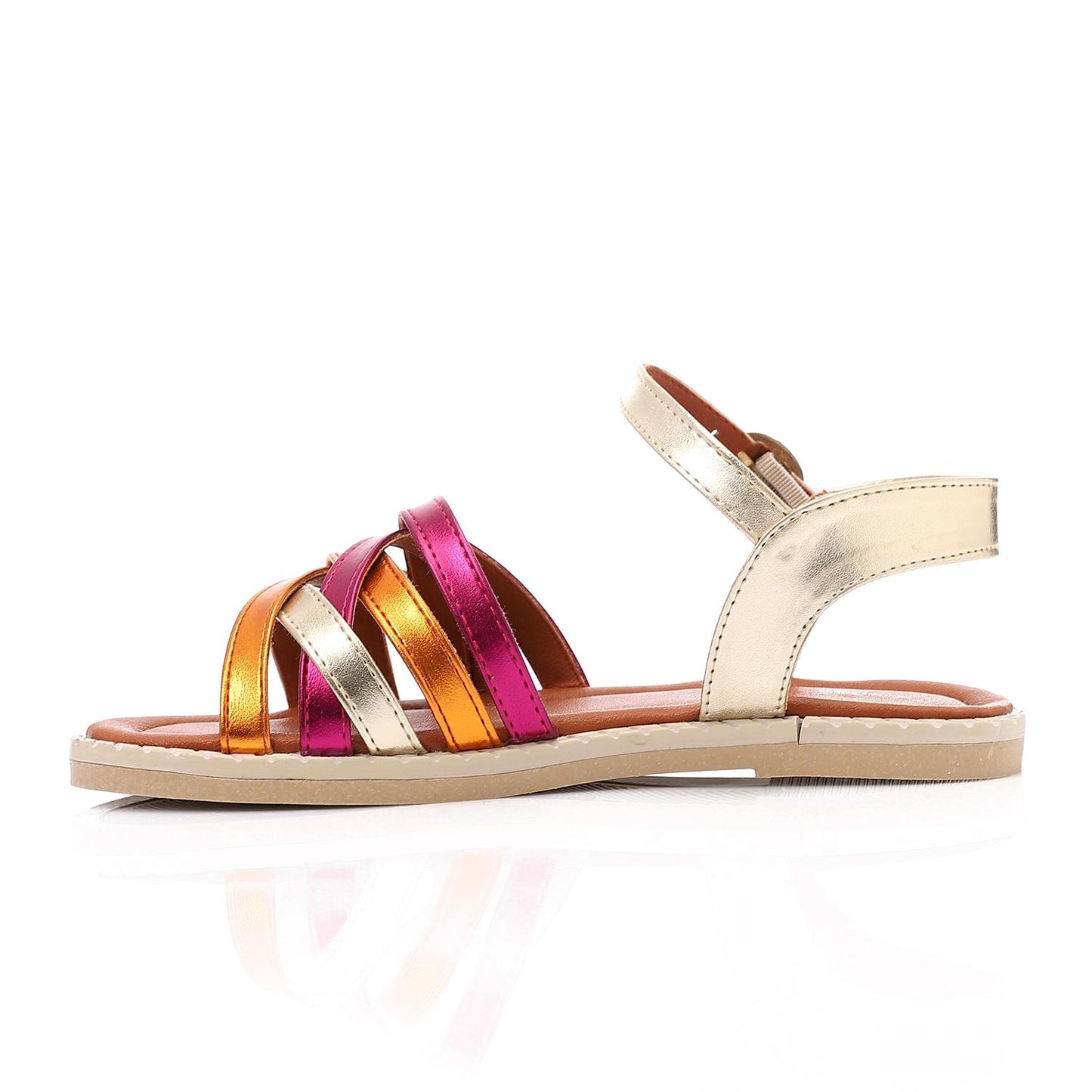 Colorful Multi-Cross Sandal for Girls