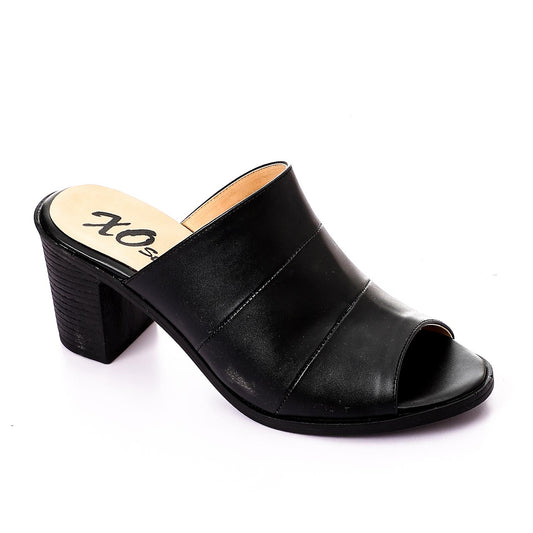 Open-Toe High-Heel Slipper