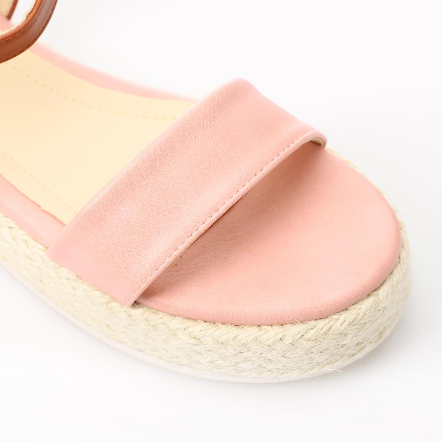 Side Buckle Flat Heel Sandal