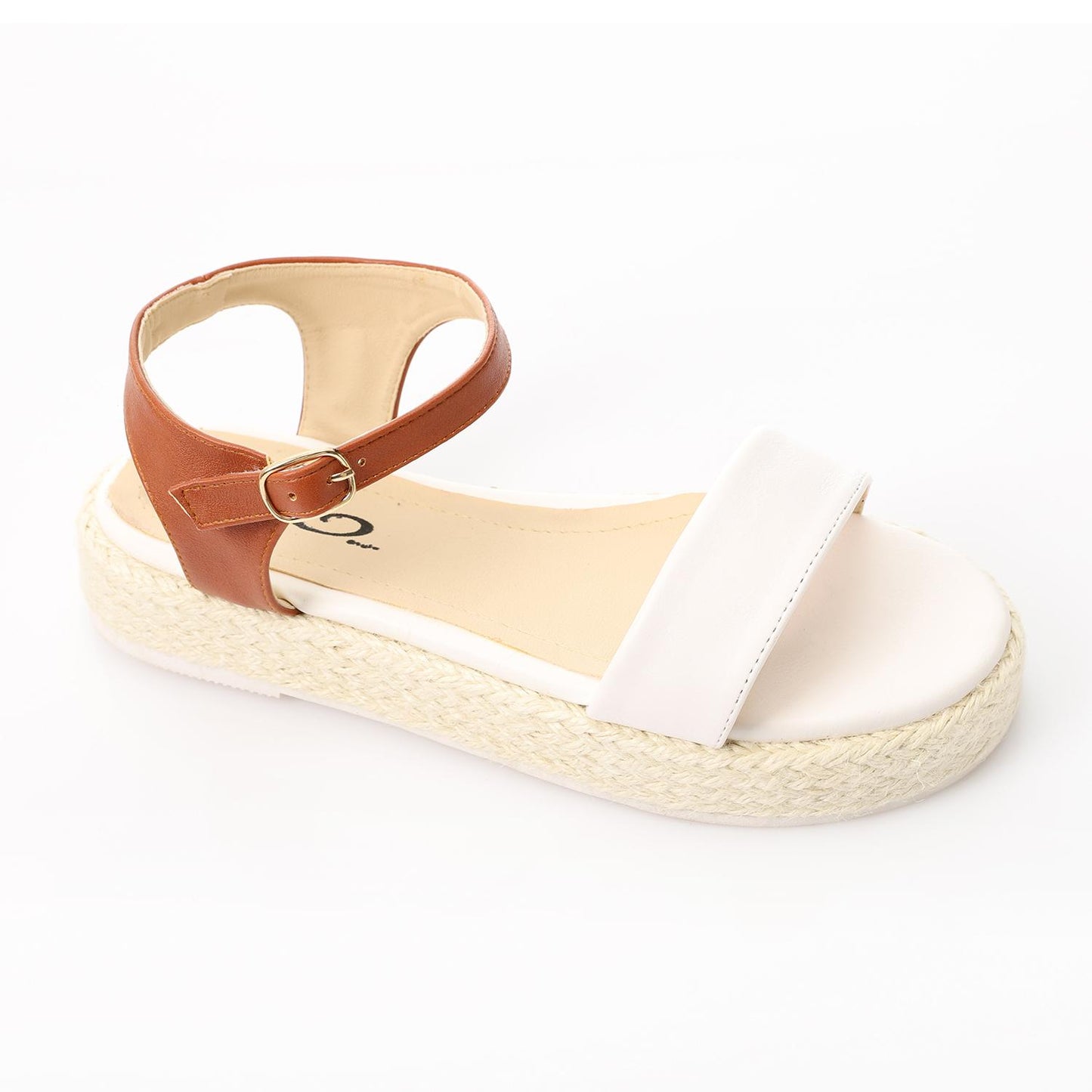 Side Buckle Flat Heel Sandal
