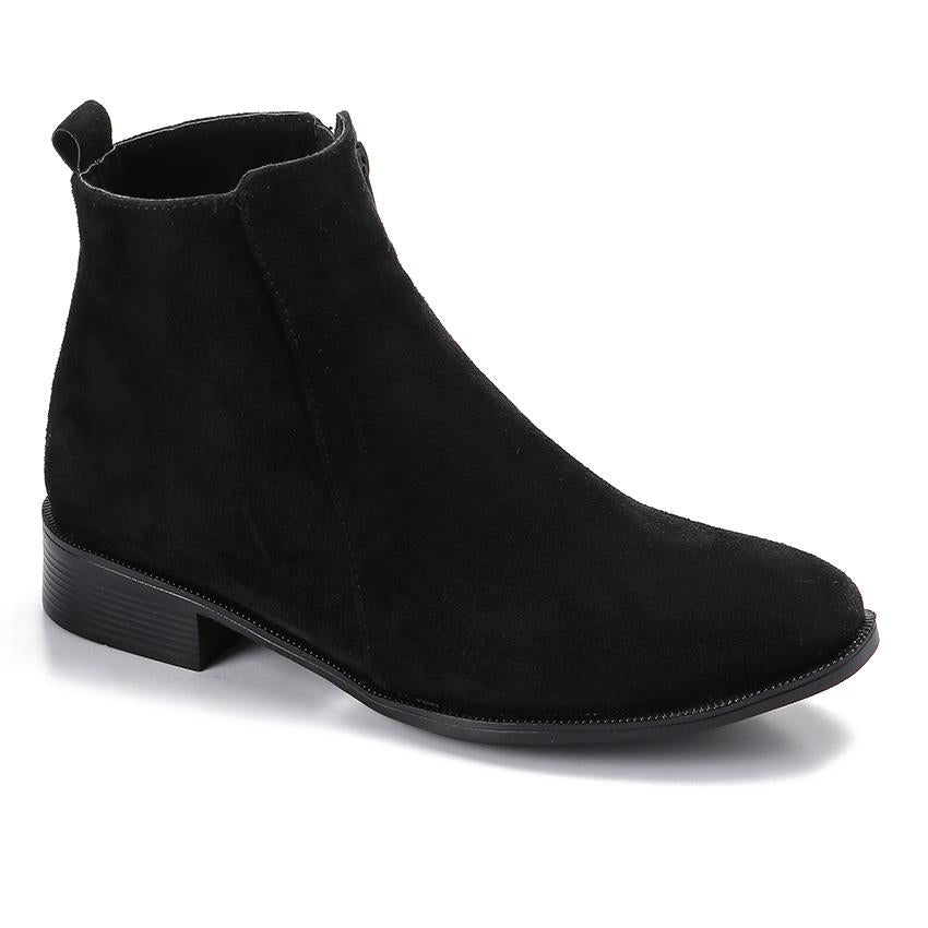 Trendy Suede Ankle Boots
