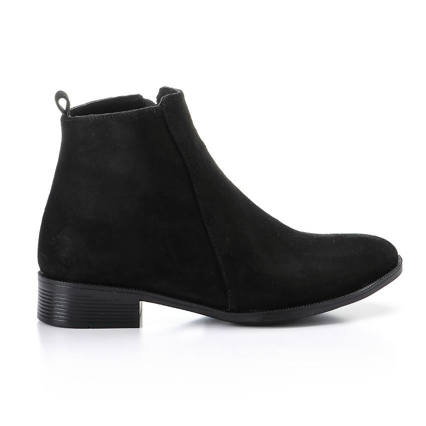 Trendy Suede Ankle Boots