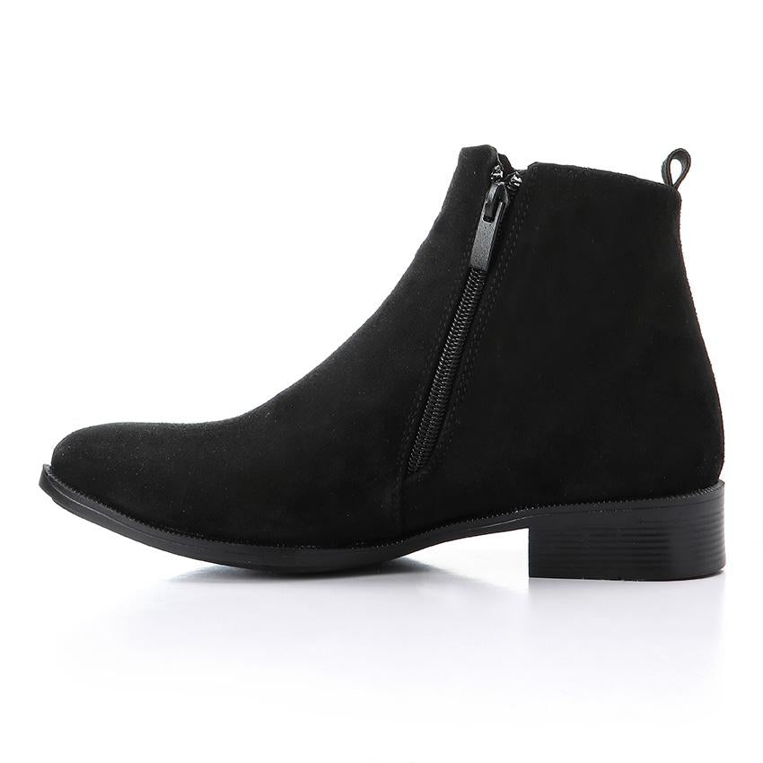 Trendy Suede Ankle Boots
