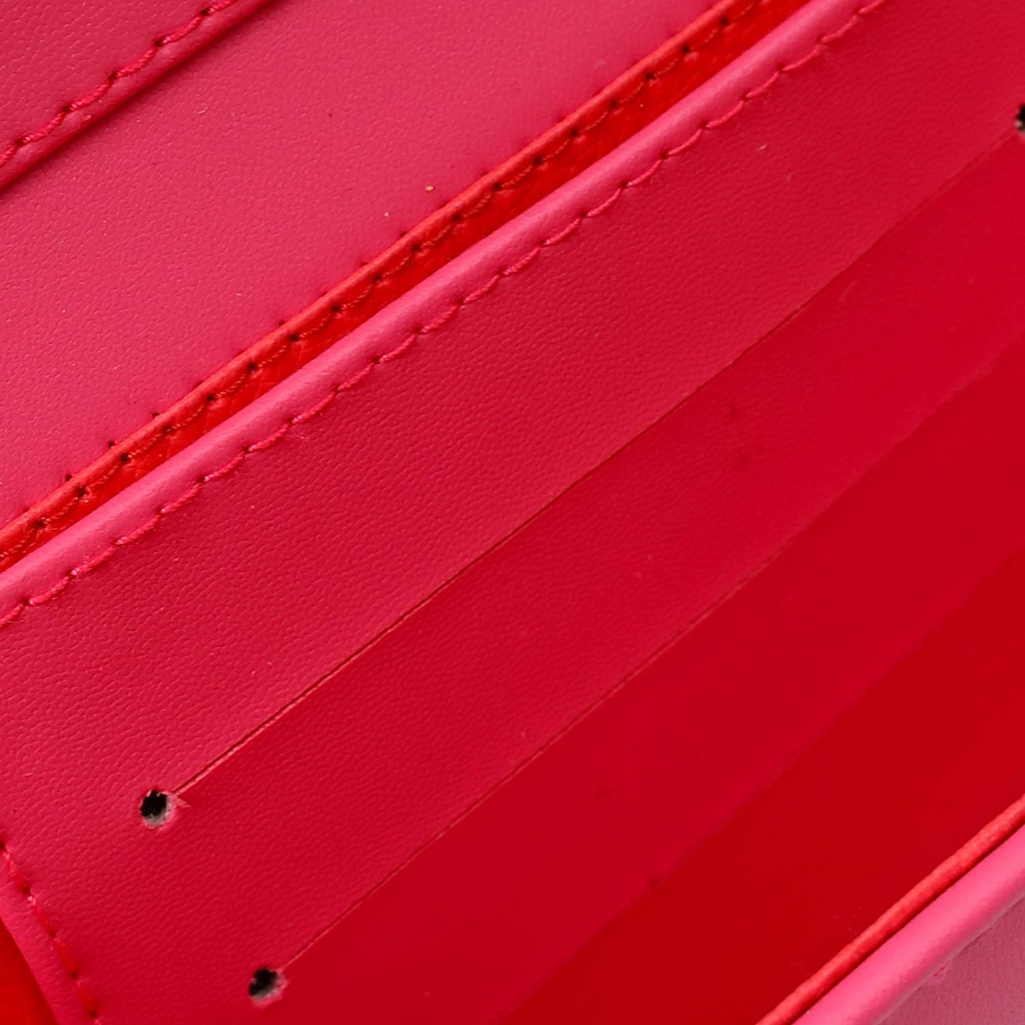 Hot Pink Crossbody Bag with Metal Strap