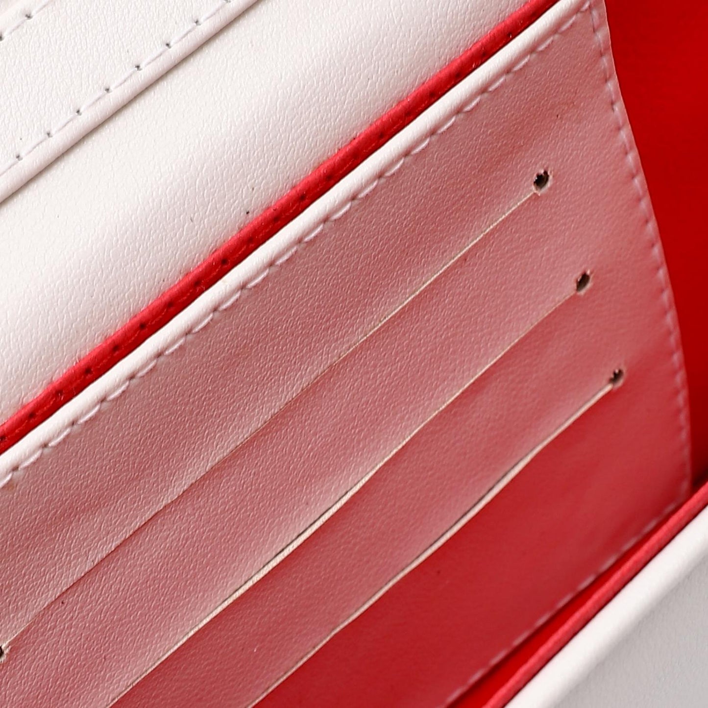 White Crossbody Bag with Chain