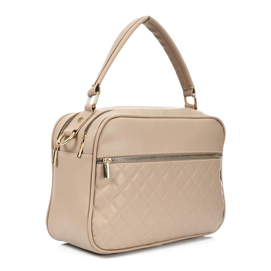 Cafe Box Crossbody Bag with Zipper