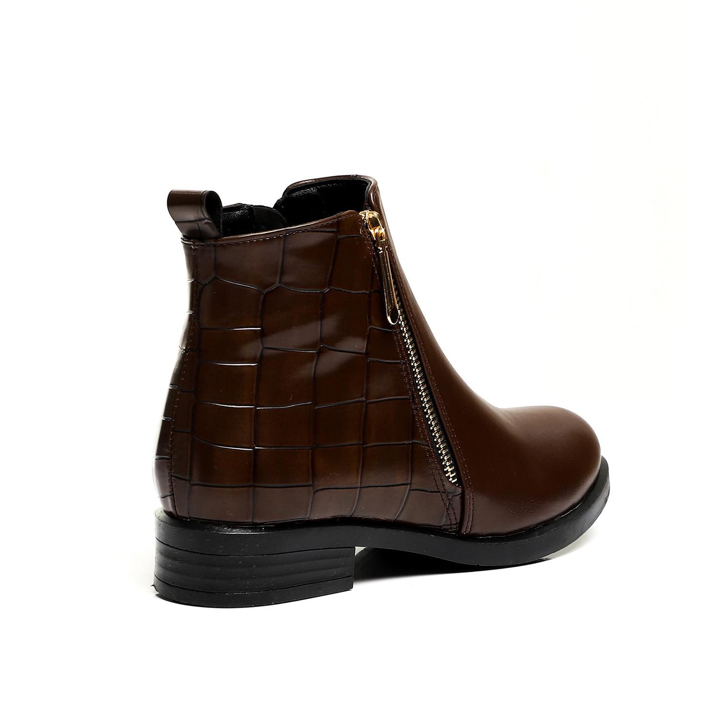 Side Zipper Ankle Boot