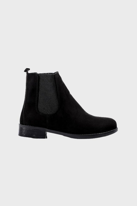 Black Suede Ankle Boot