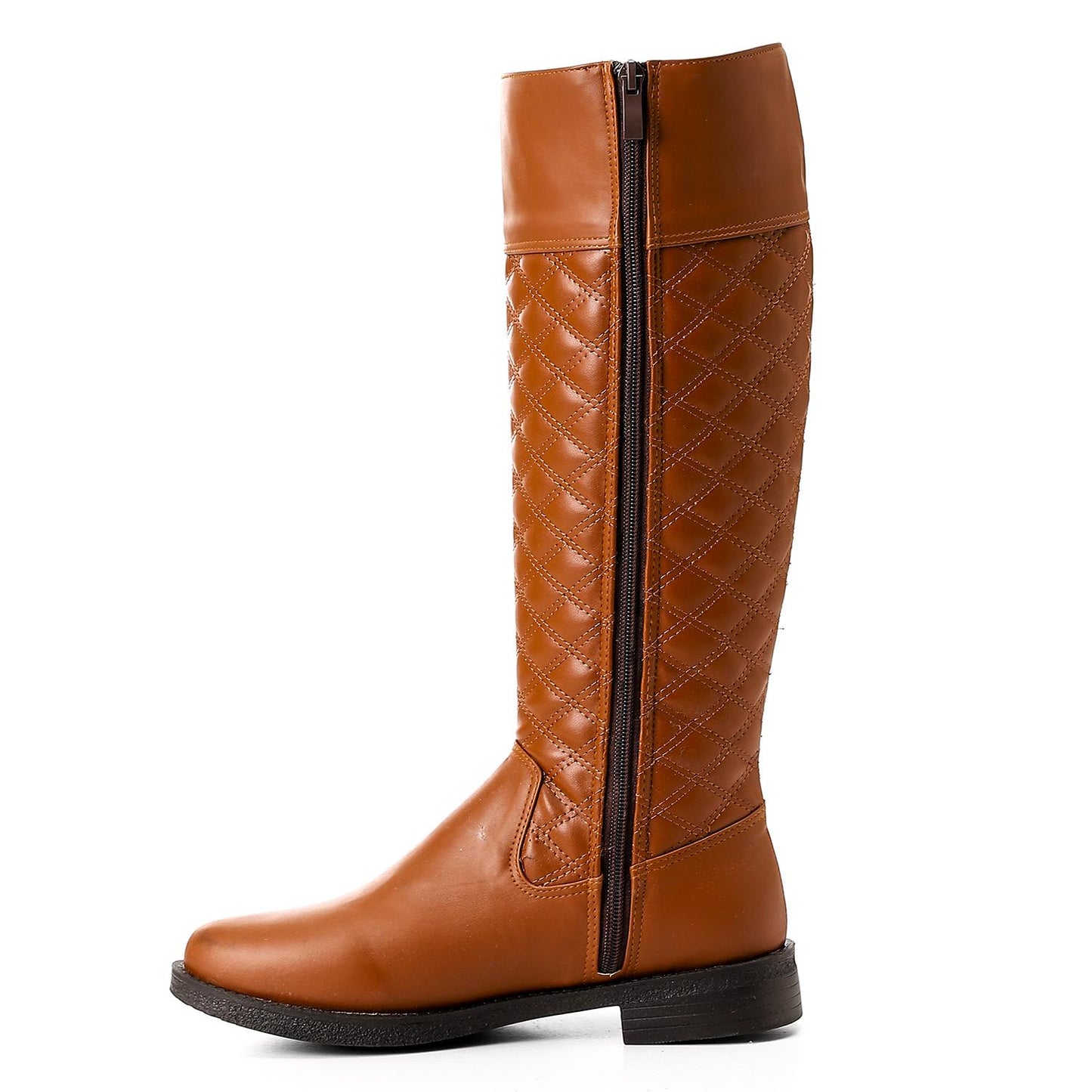 Havana Full Zipper Knee High Boot