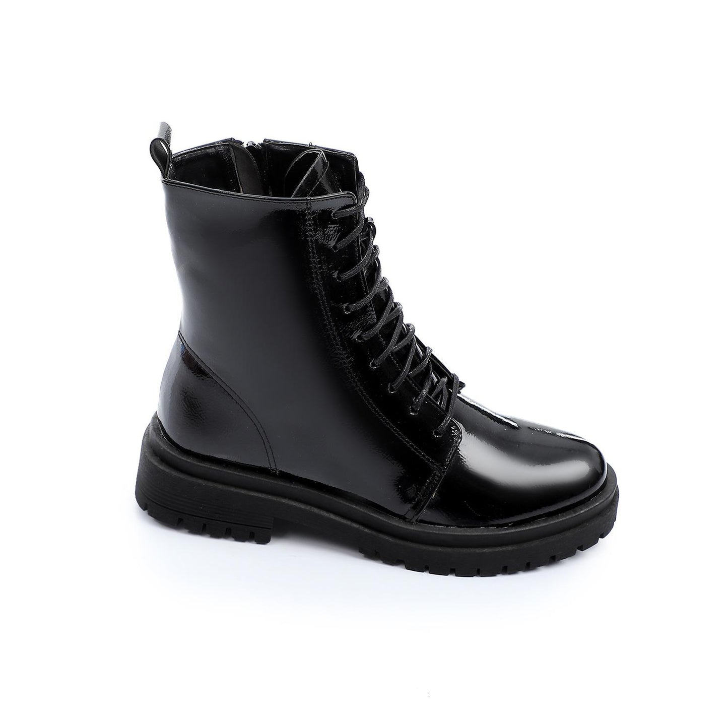 Chunky Heel Verneh Half Boot