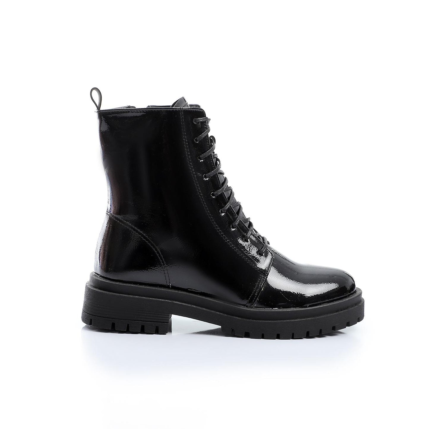 Chunky Heel Verneh Half Boot