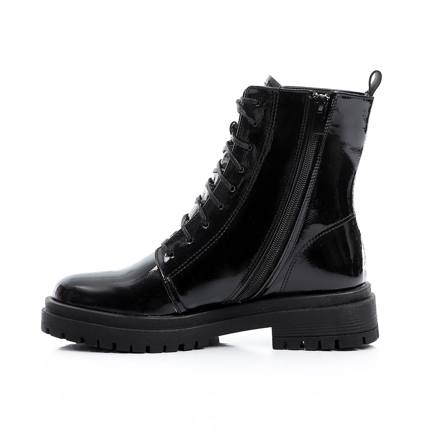 Chunky Heel Verneh Half Boot