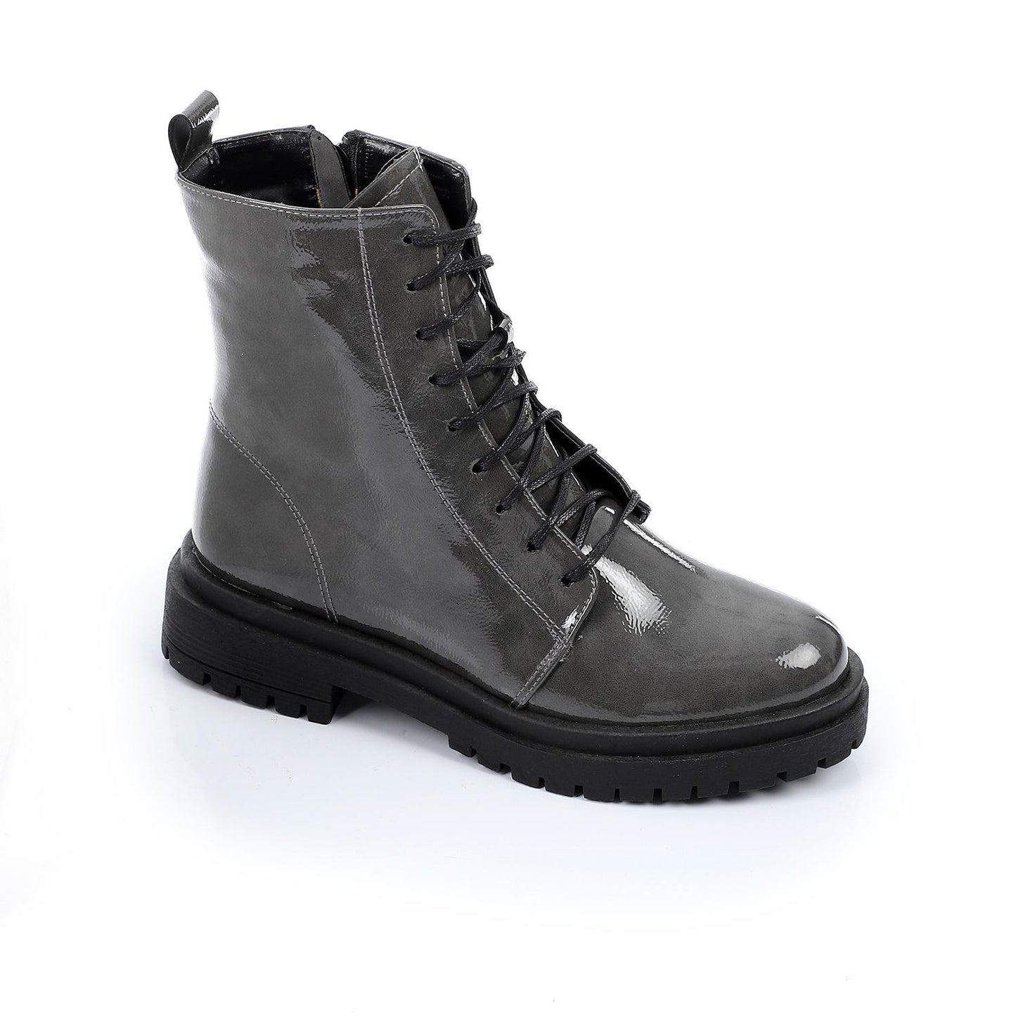 Chunky Heel Verneh Half Boot