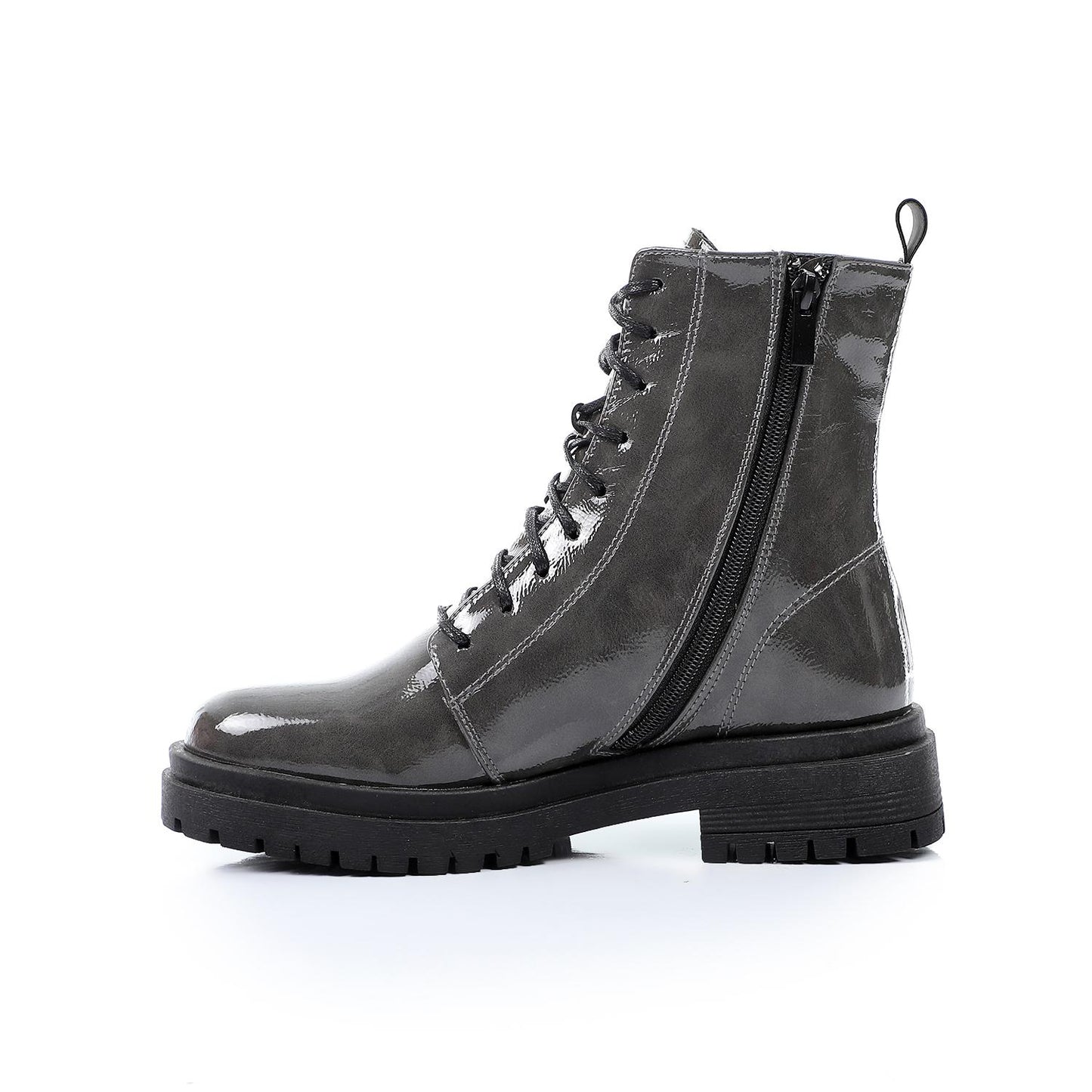 Chunky Heel Verneh Half Boot
