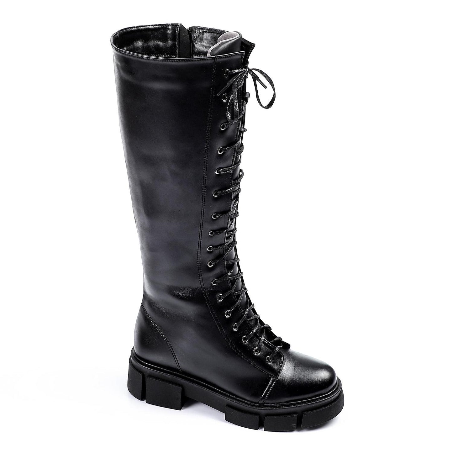Black Knee High Boot