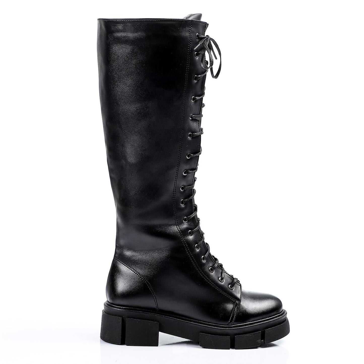 Black Knee High Boot