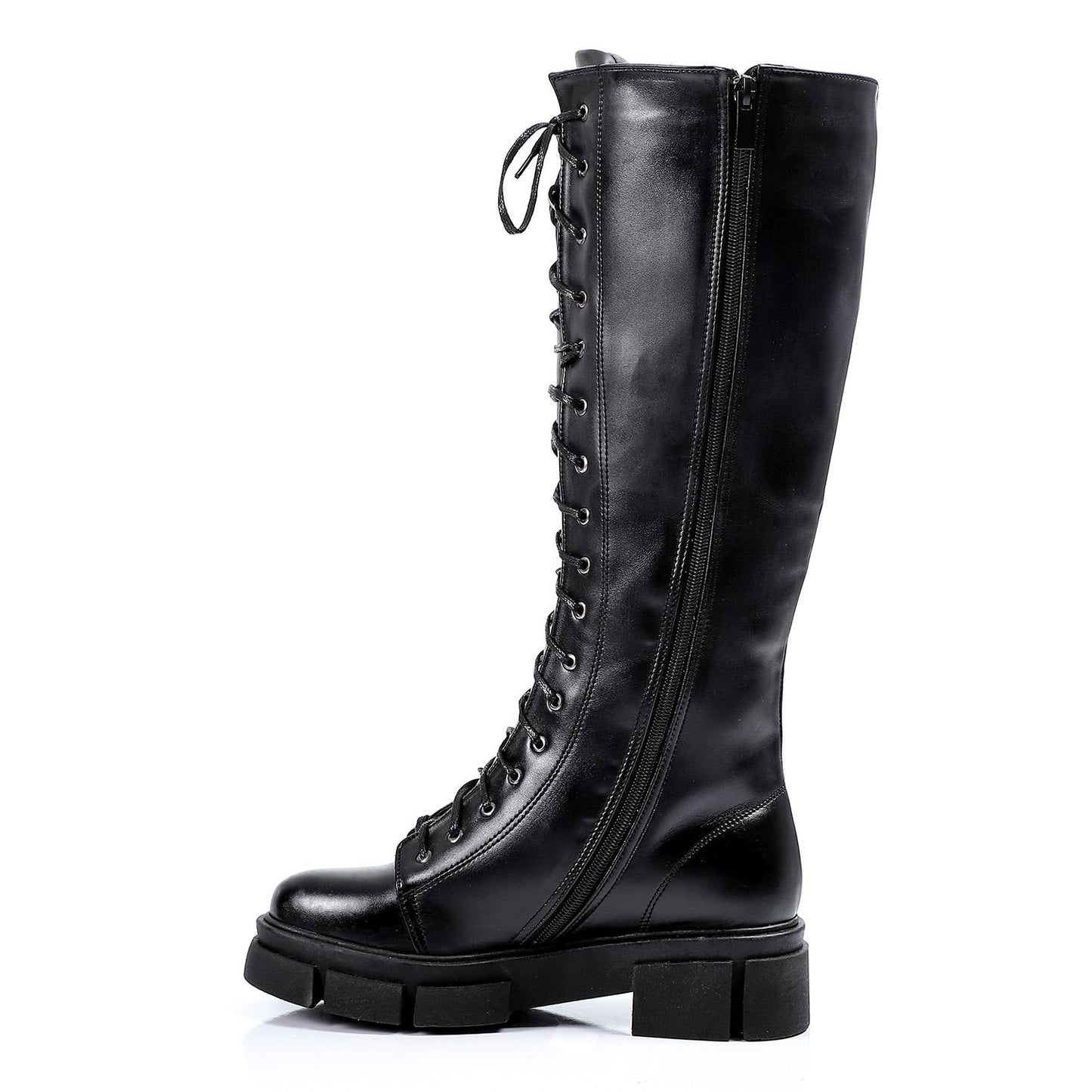 Black Knee High Boot