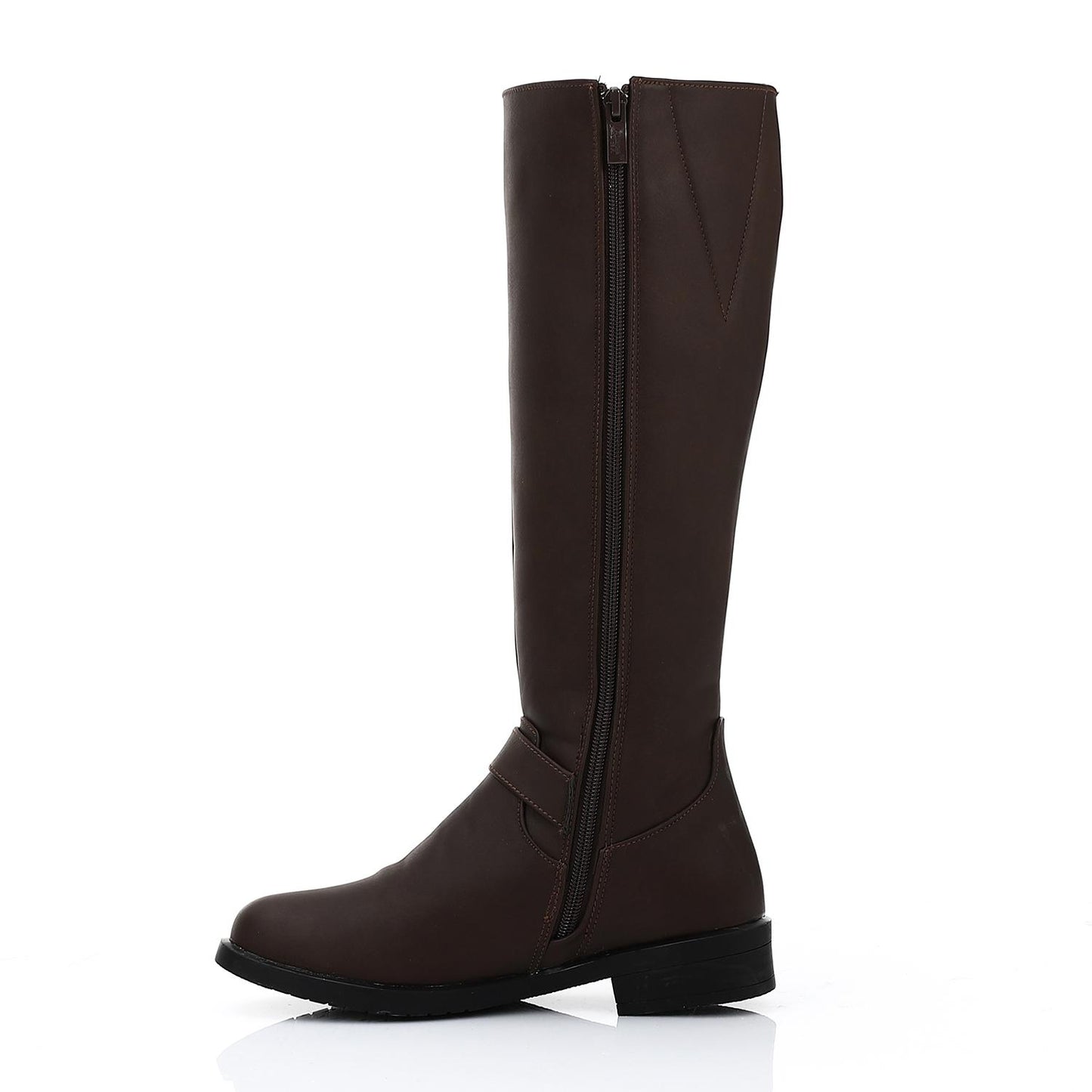 Full Zipper Knee High Boot