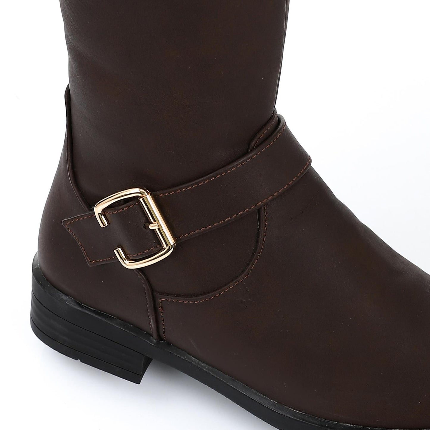 Full Zipper Knee High Boot