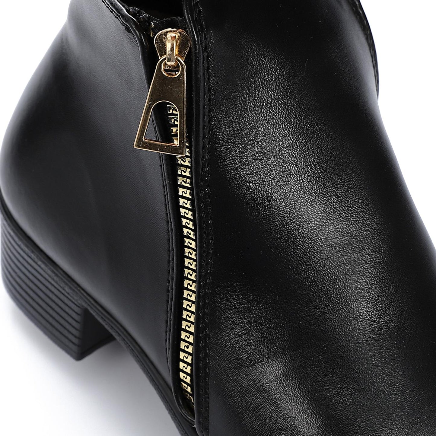 Stylish Side Zipper Ankle Boot