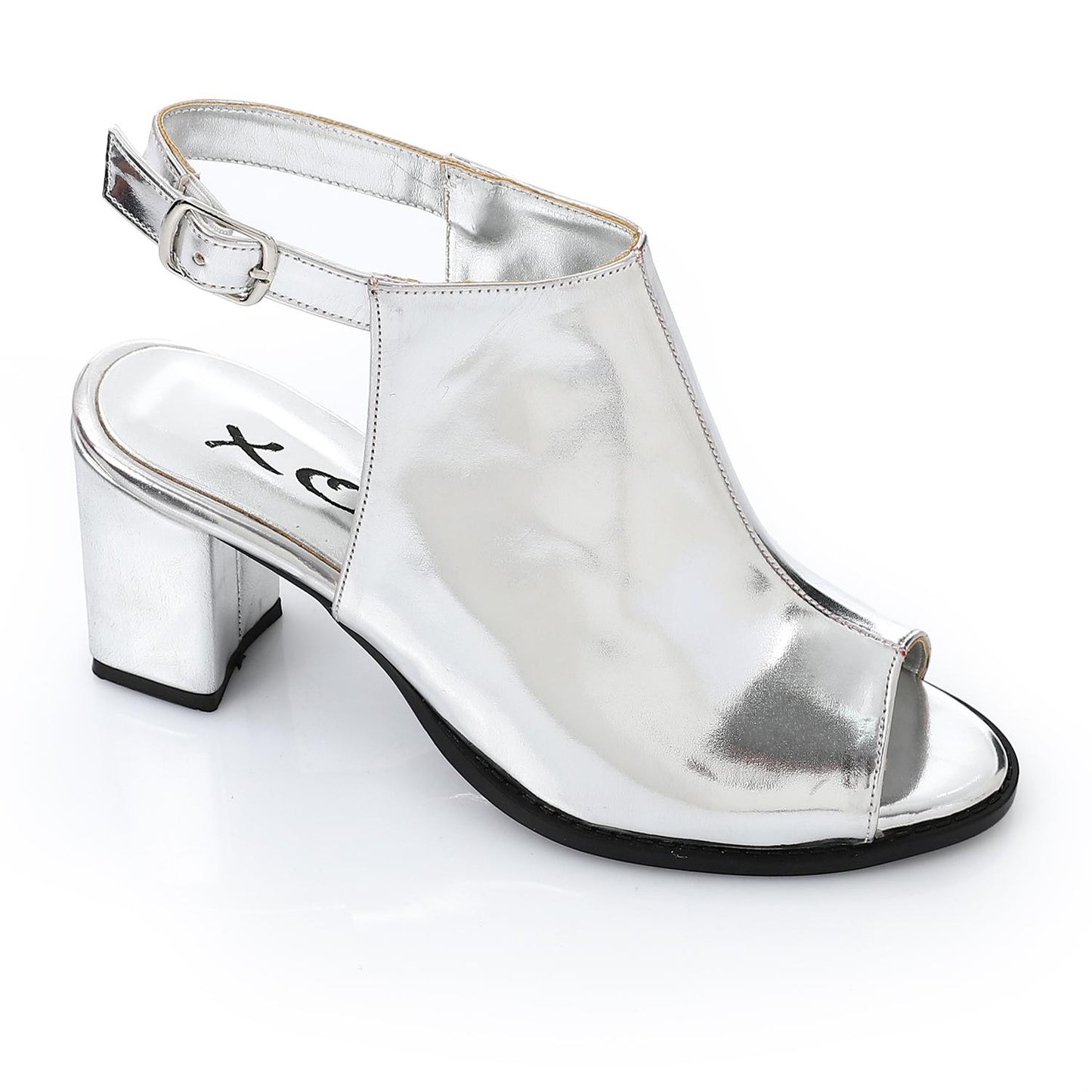 Shiny High Heel Sandal