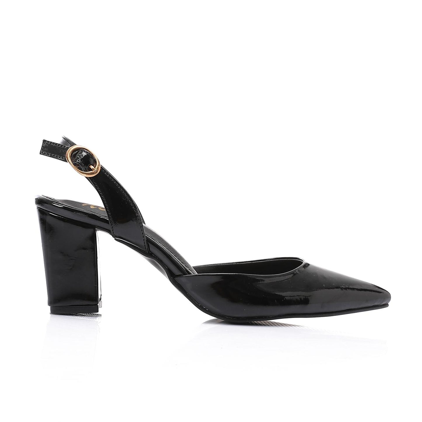 Black Verneh Slingback High Heels