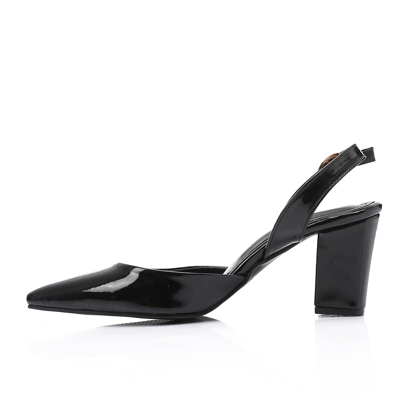 Black Verneh Slingback High Heels