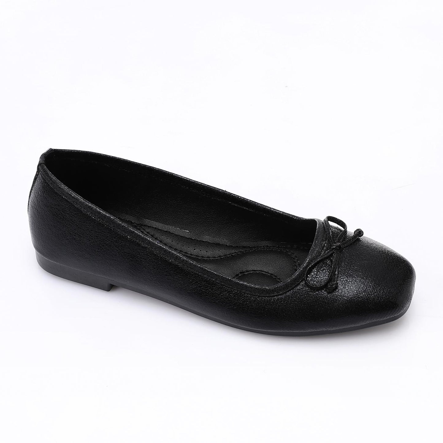 Simple Upper Bow Shiny Ballerina