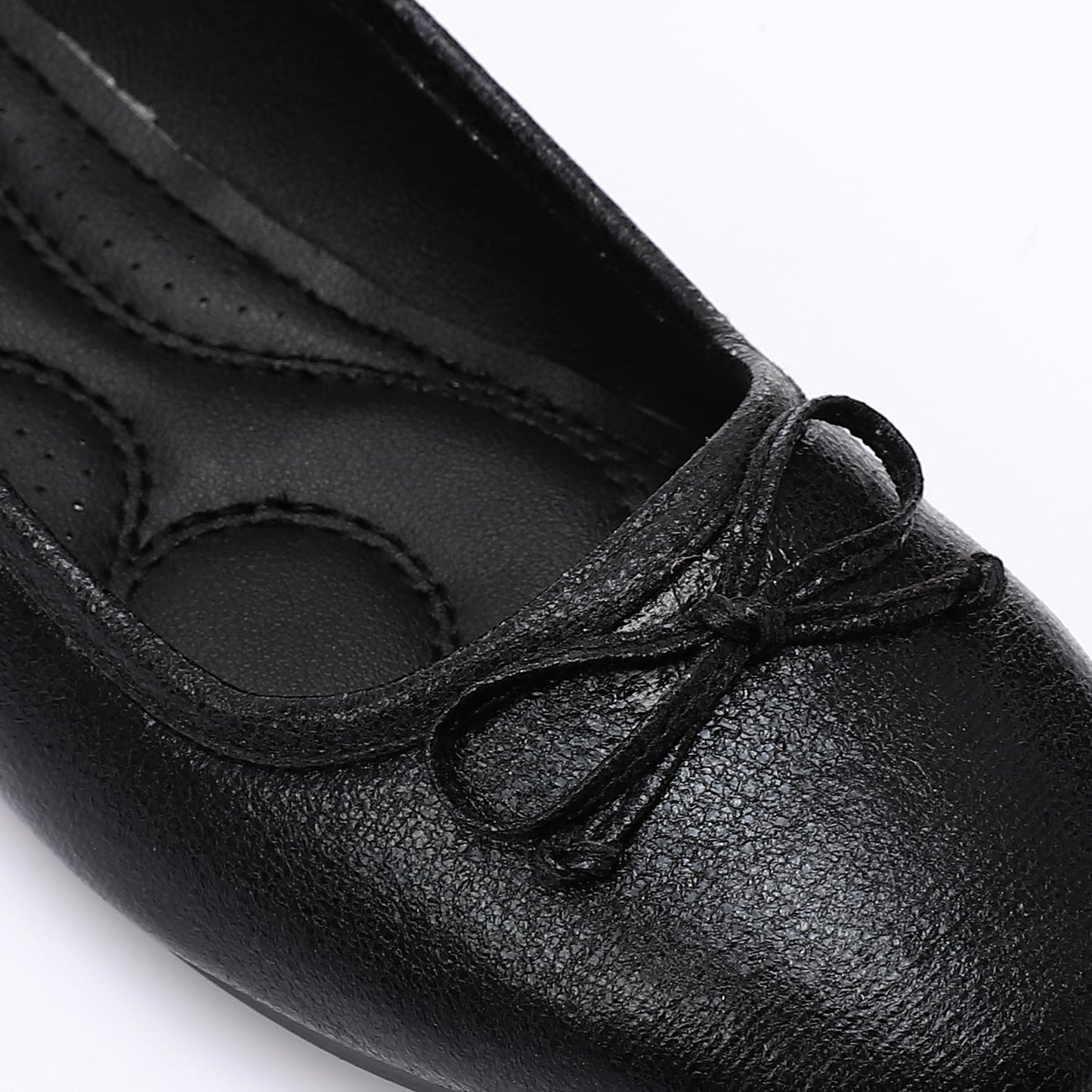 Simple Upper Bow Shiny Ballerina