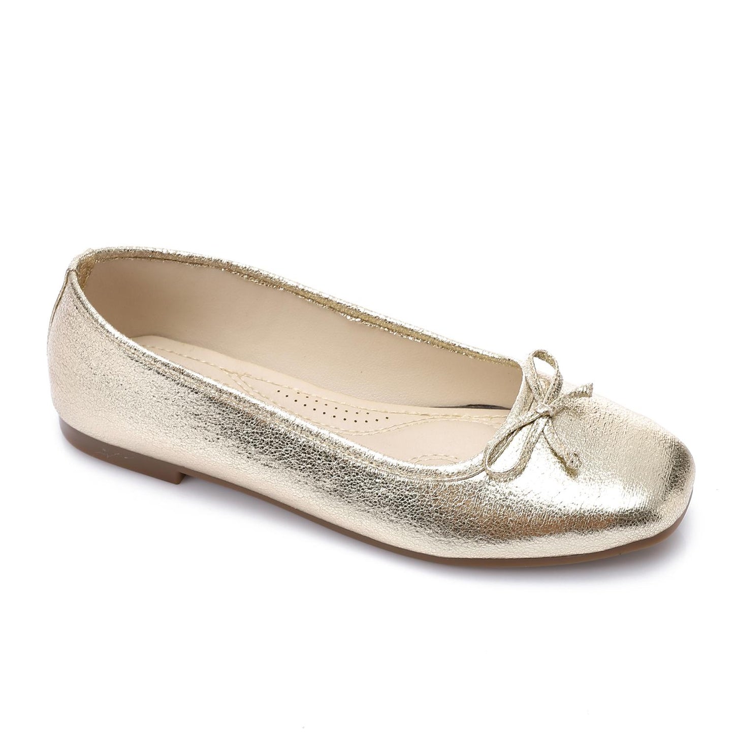 Simple Upper Bow Shiny Ballerina
