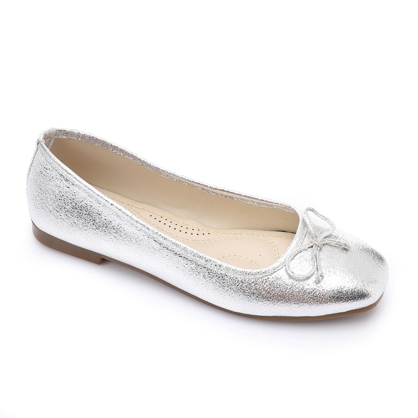 Simple Upper Bow Shiny Ballerina