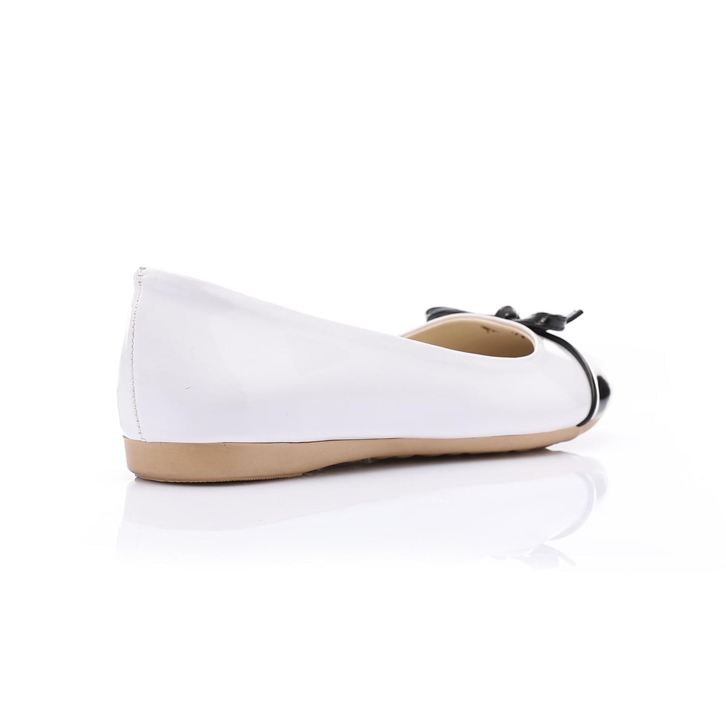 Simple Bow Bi-Tone Ballerina