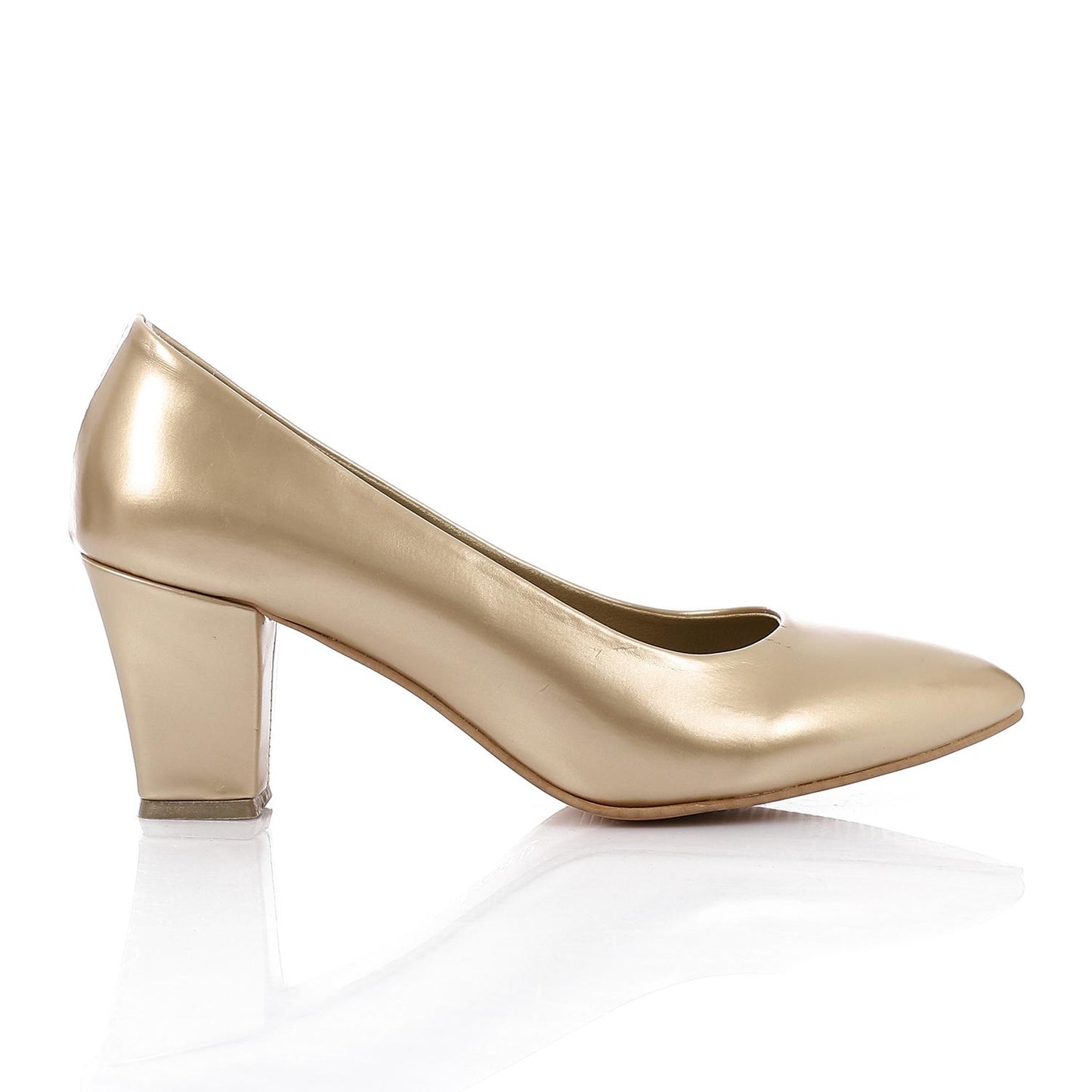 Plain Leather High Heels