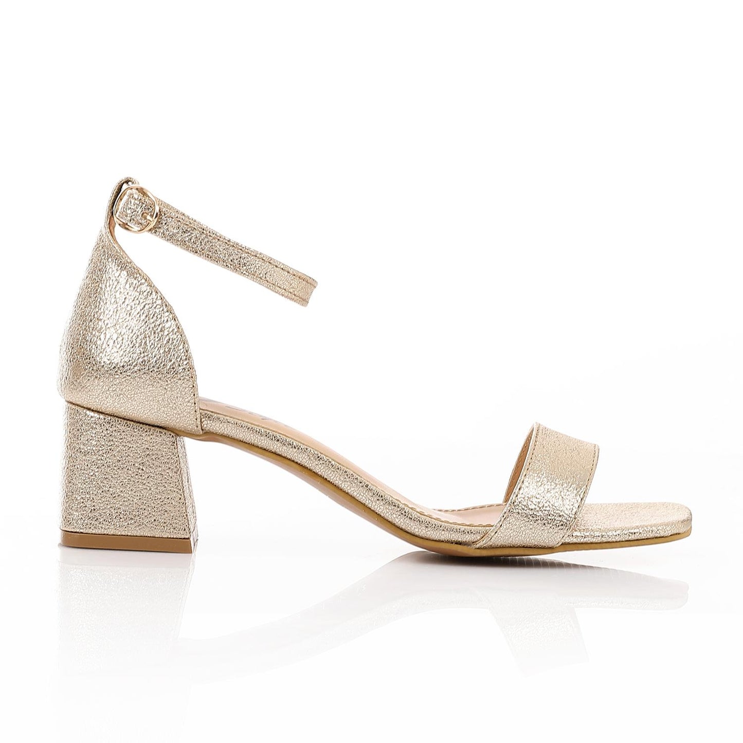 Square Toe Sandal with Block Heel