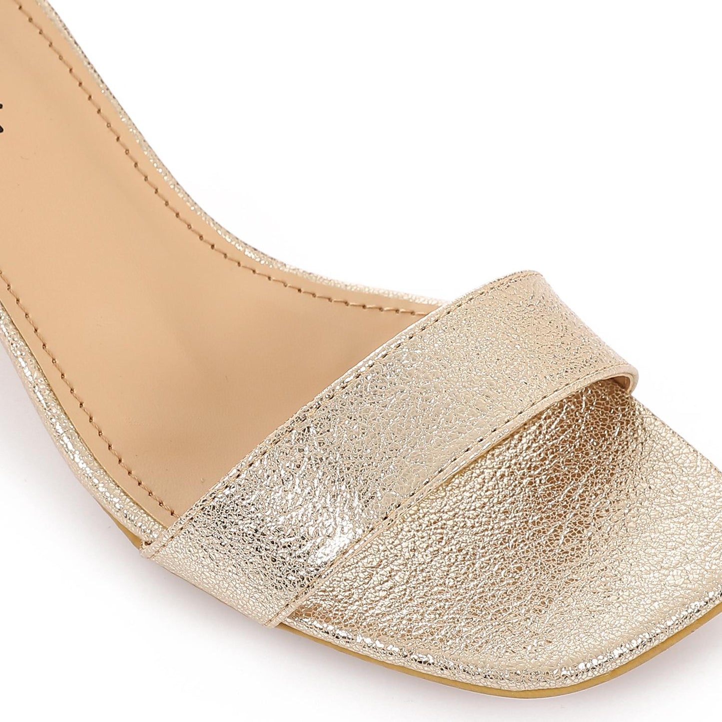 Square Toe Sandal with Block Heel