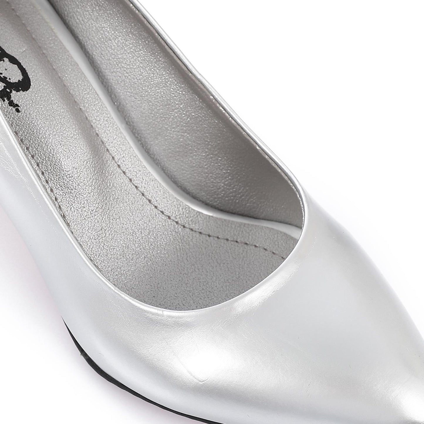 Plain Leather High Heels