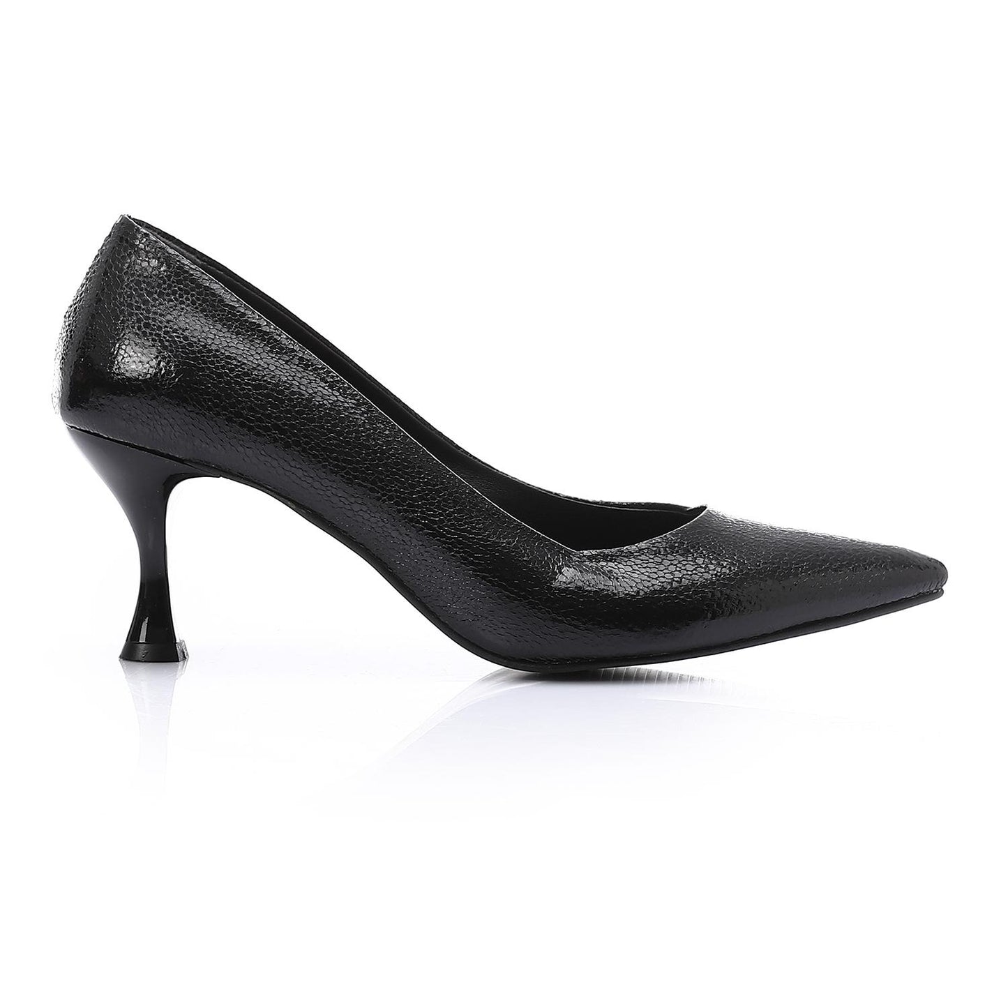 Metallic Leather High Heels