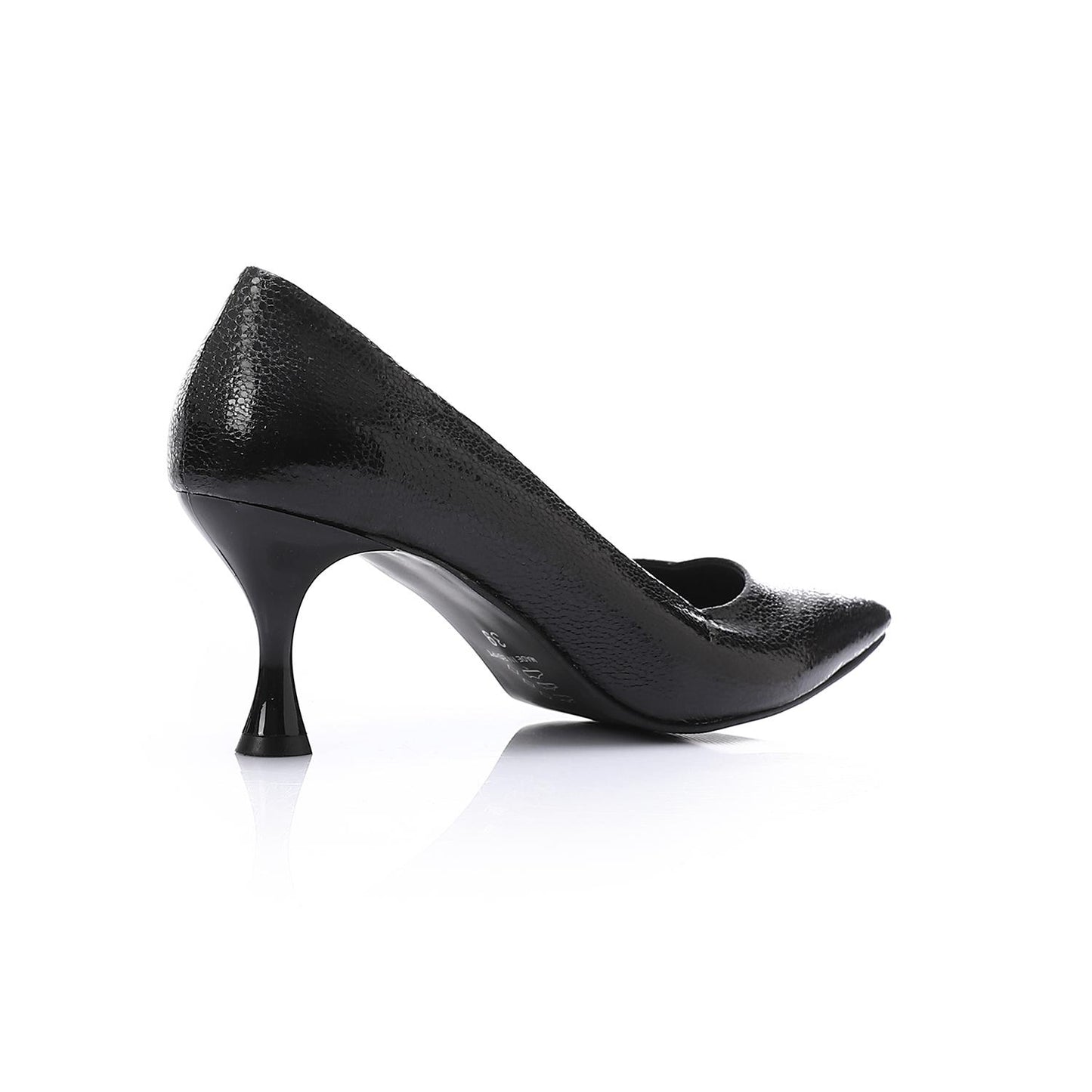Metallic Leather High Heels