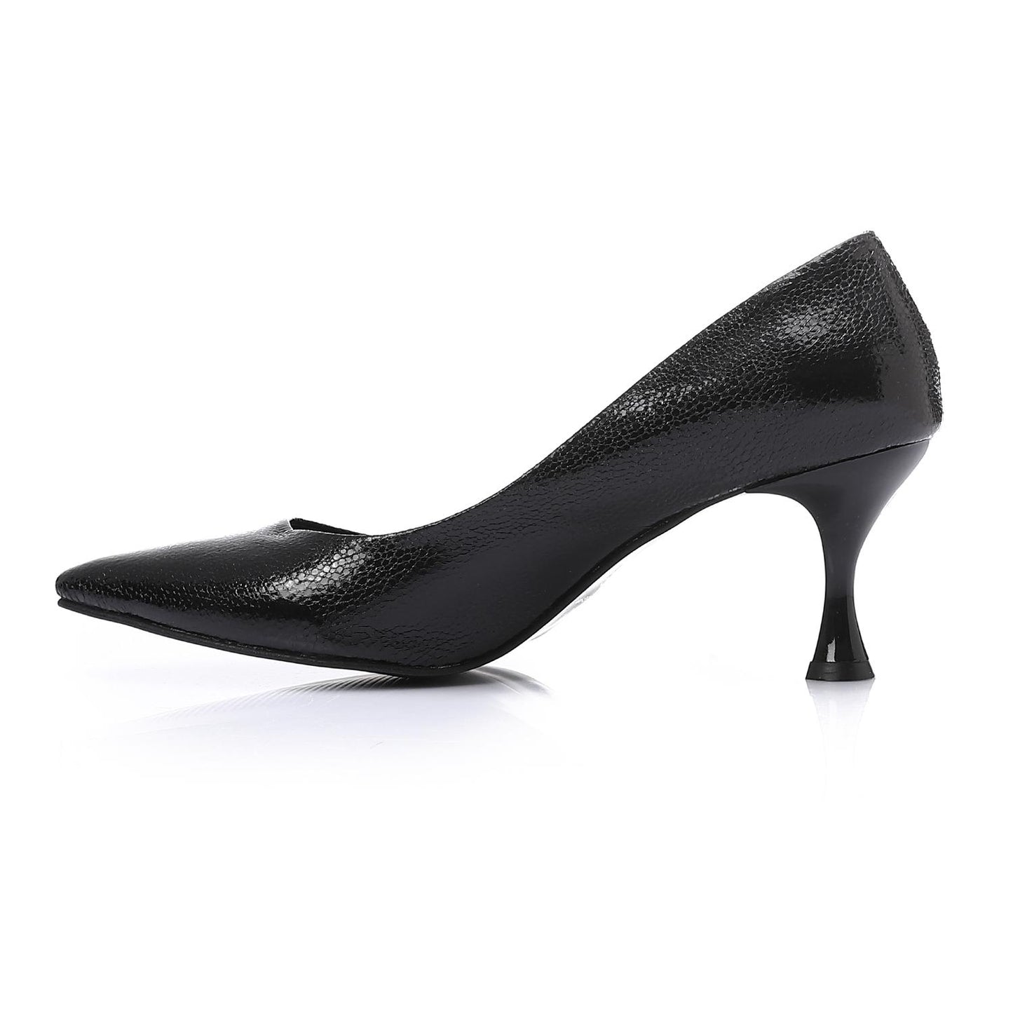 Metallic Leather High Heels