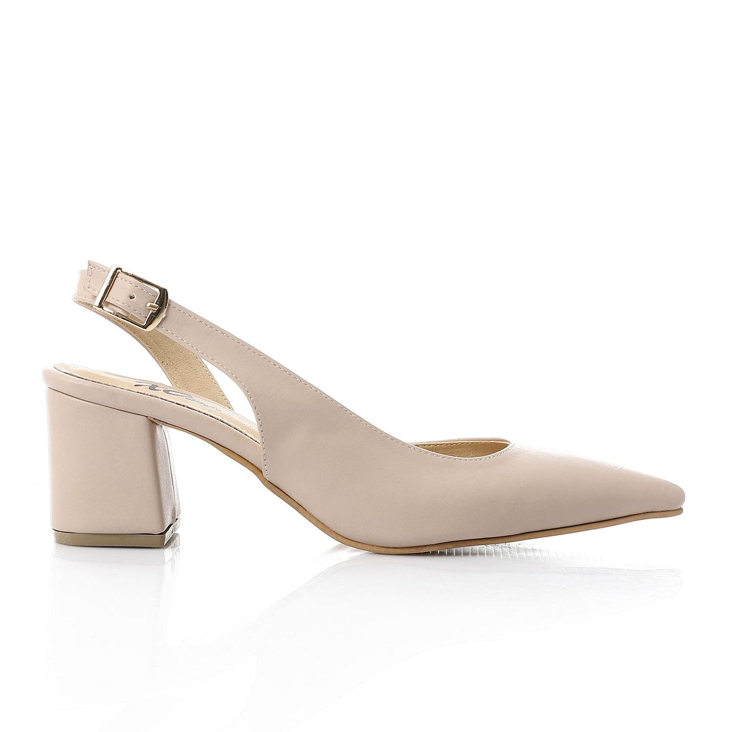 Pointed Toe Block Heels 3cm