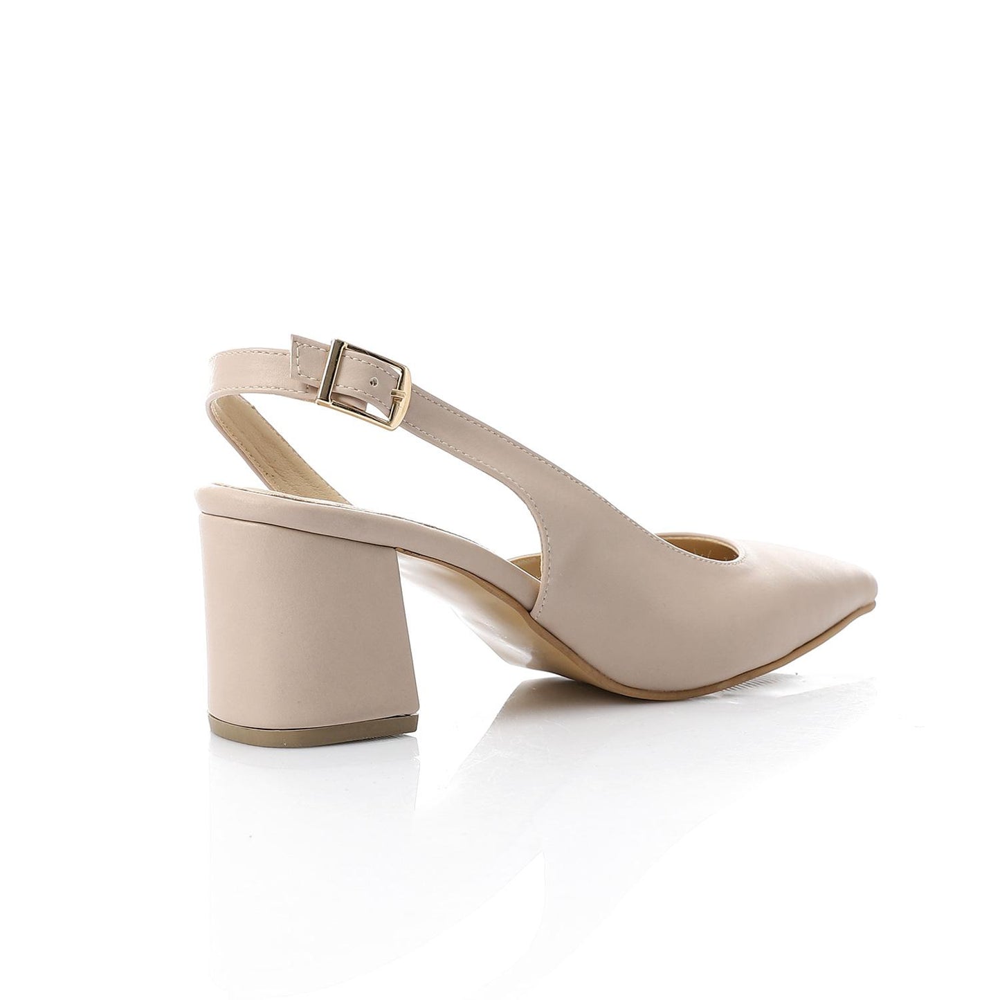 Pointed Toe Block Heels 3cm