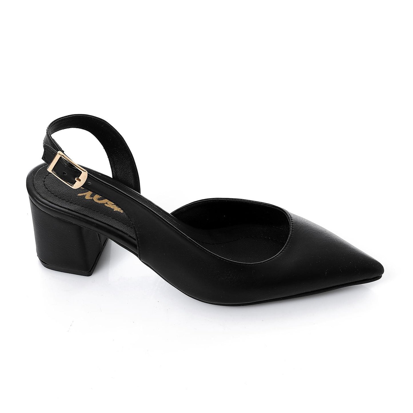 Pointed Toe Block Heels 3cm